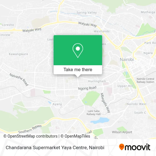 Chandarana Supermarket Yaya Centre map