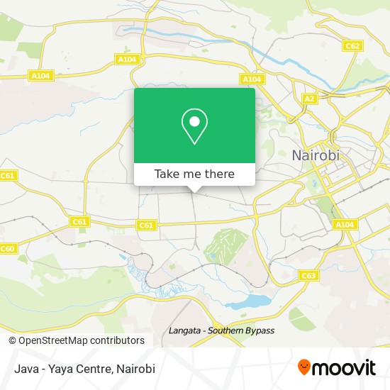 Java - Yaya Centre map