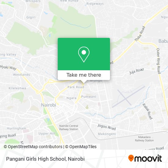 Pangani Girls High School map