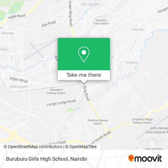Buruburu Girls High School map