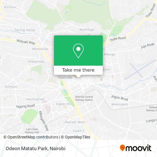 Odeon Matatu Park map