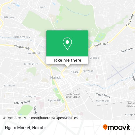 Ngara Market map
