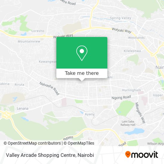 Valley Arcade Shopping Centre map