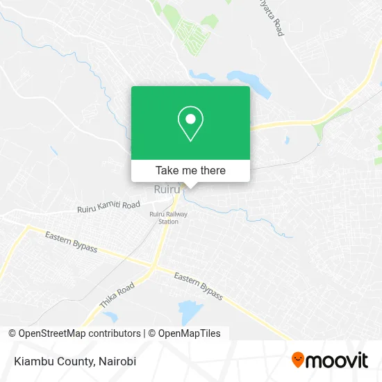 Kiambu County map