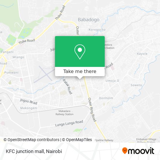 KFC junction mall map