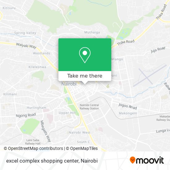 excel complex shopping center map