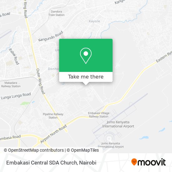 Embakasi Central SDA Church map