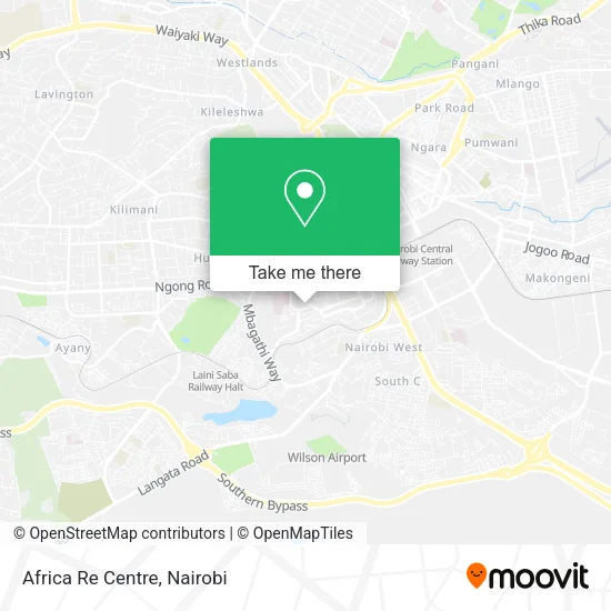 Africa Re Centre map