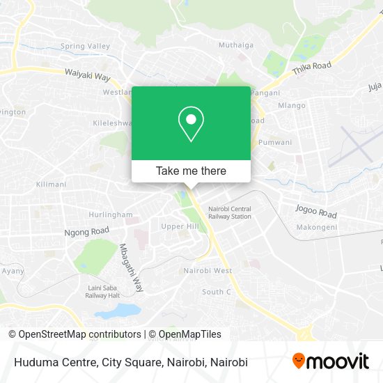 Huduma Centre, City Square, Nairobi map