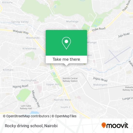 Rocky driving school map
