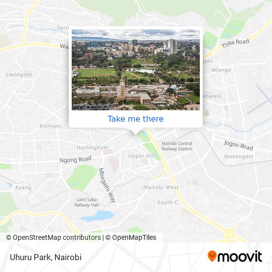 Uhuru Park map