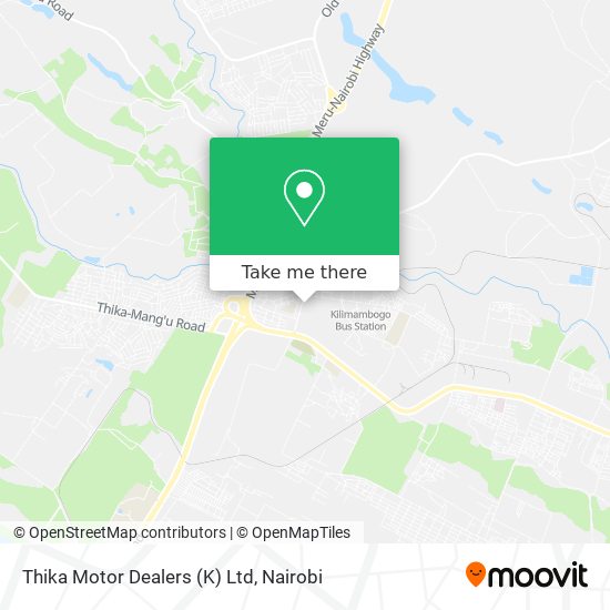 Thika Motor Dealers (K) Ltd map