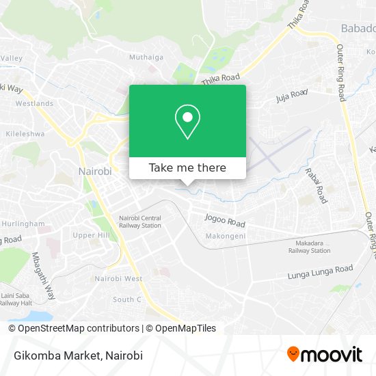 Gikomba Market map