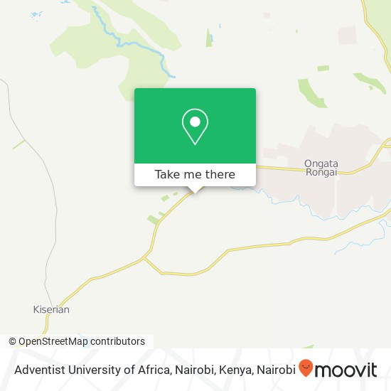 Adventist University of Africa, Nairobi, Kenya map