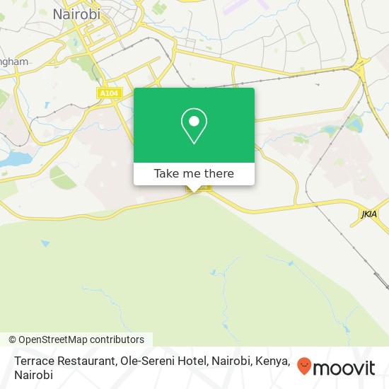 Terrace Restaurant, Ole-Sereni Hotel, Nairobi, Kenya map