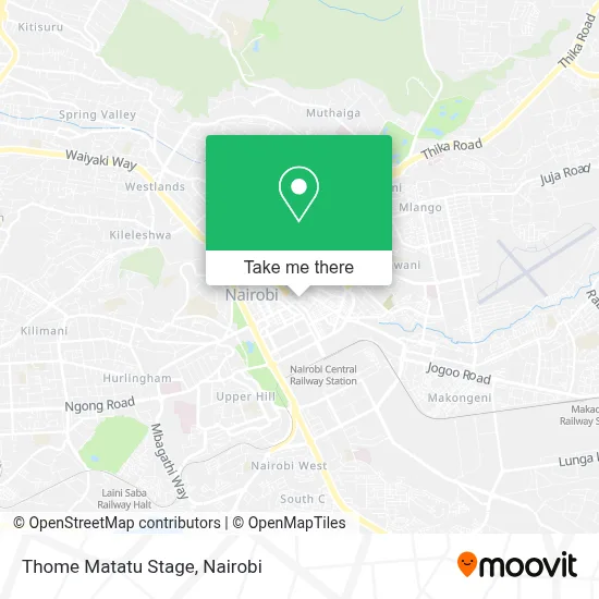 Thome Matatu Stage map