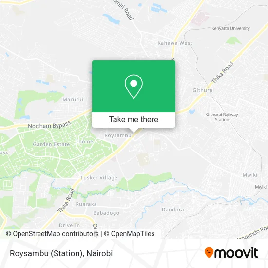 Roysambu (Station) map
