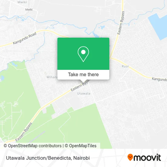 Utawala Junction/Benedicta map