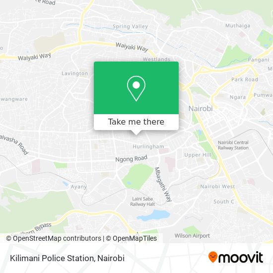 Kilimani Police Station map