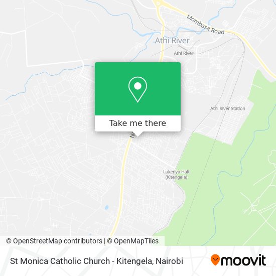 St Monica Catholic Church - Kitengela map