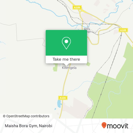 Maisha Bora Gym map