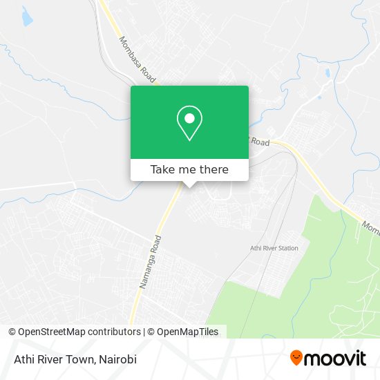 Athi River Town map
