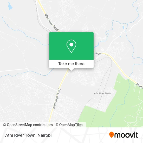 Athi River Town map