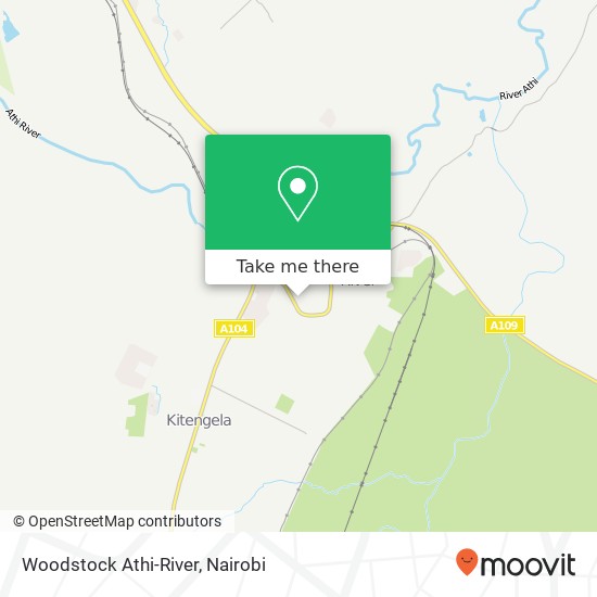 Woodstock Athi-River map