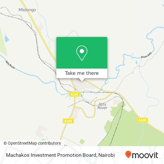 Machakos Investment Promotion Board map