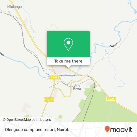 Olenguso  camp and resort map