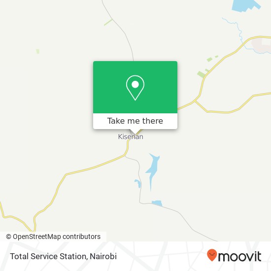 Total Service Station map