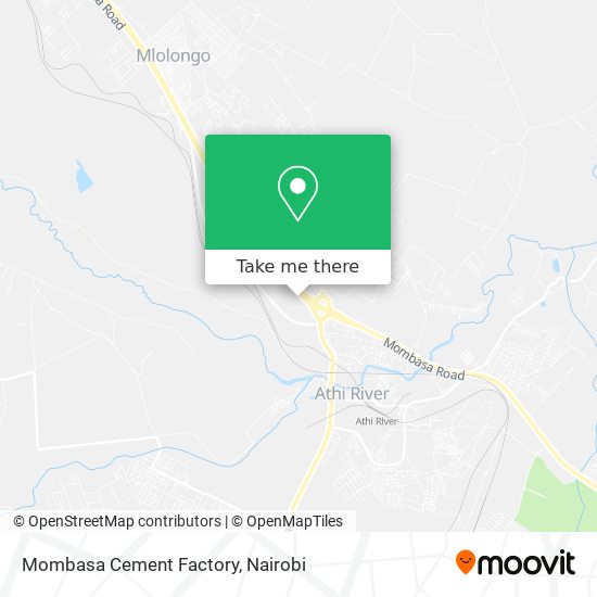 Mombasa Cement Factory map