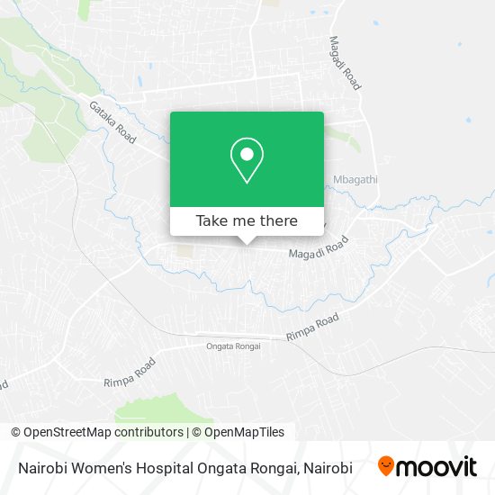 Nairobi Women's Hospital Ongata Rongai map