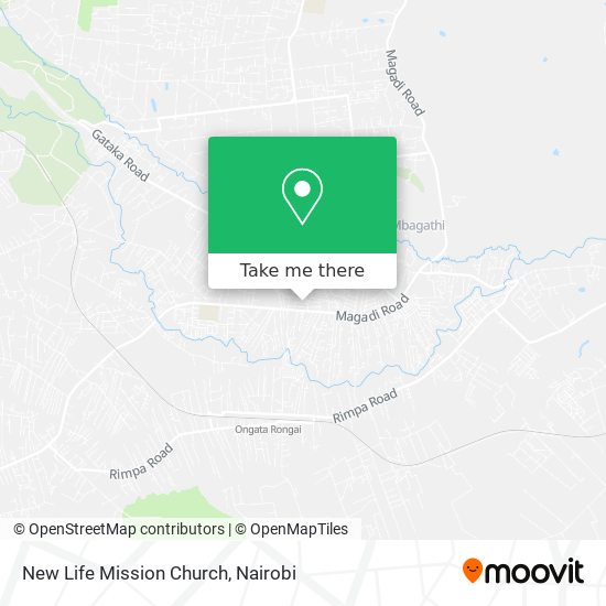 New Life Mission Church map