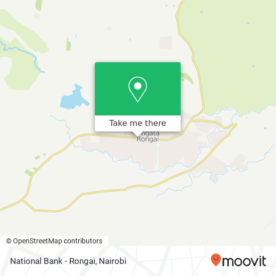 National Bank - Rongai map