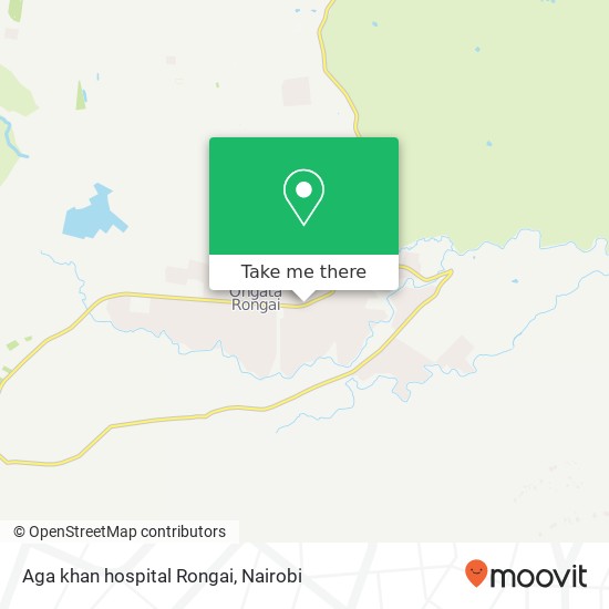 Aga khan hospital Rongai map
