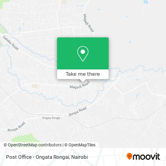 Post Office - Ongata Rongai map