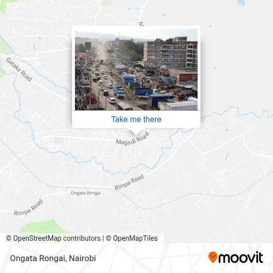 Ongata Rongai map