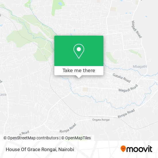House Of Grace Rongai map