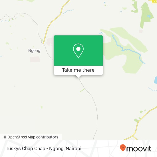 Tuskys Chap Chap - Ngong map