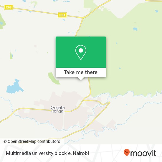 Multimedia university block e map