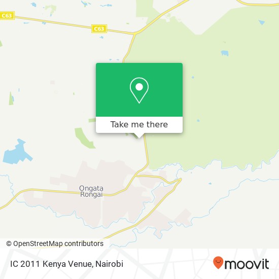 IC 2011 Kenya Venue map