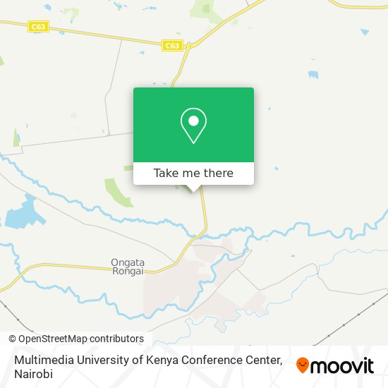 Multimedia University of Kenya Conference Center map
