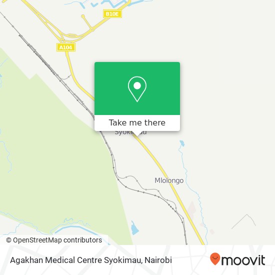 Agakhan Medical Centre Syokimau map