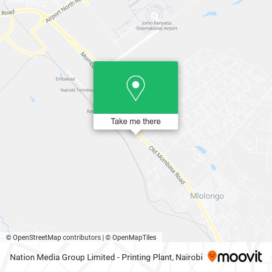 Nation Media Group Limited - Printing Plant map