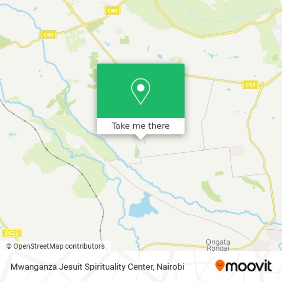 Mwanganza Jesuit Spirituality Center map