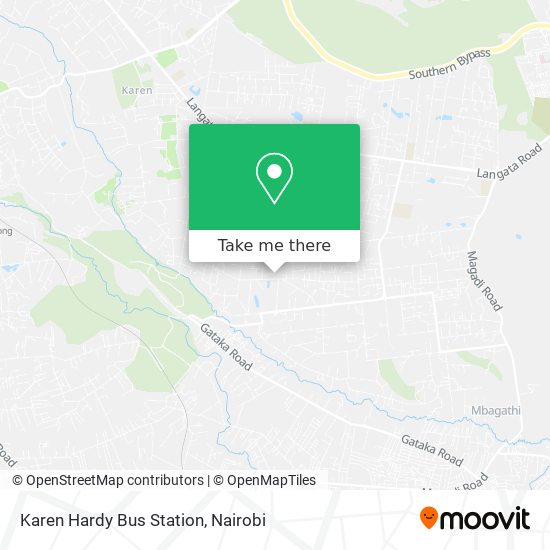 Karen Hardy Bus Station map