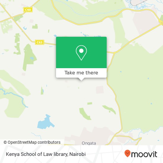 Kenya School of Law library map
