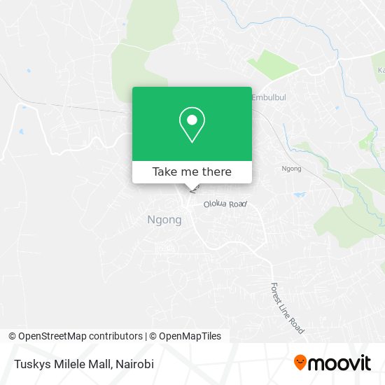 Tuskys Milele Mall map