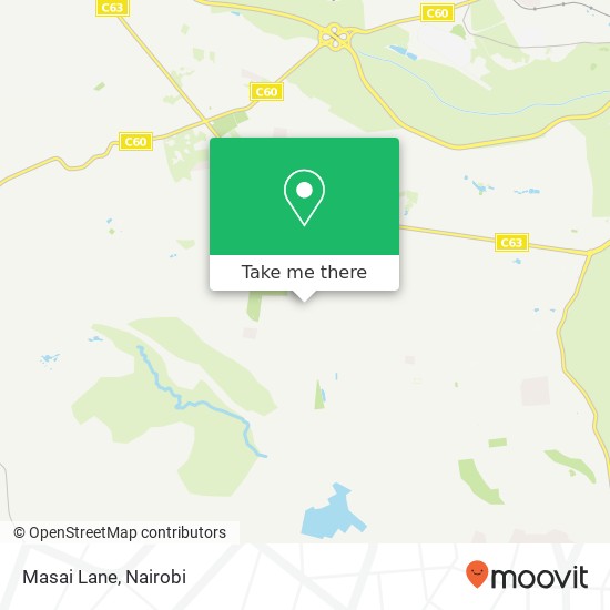 Masai Lane map